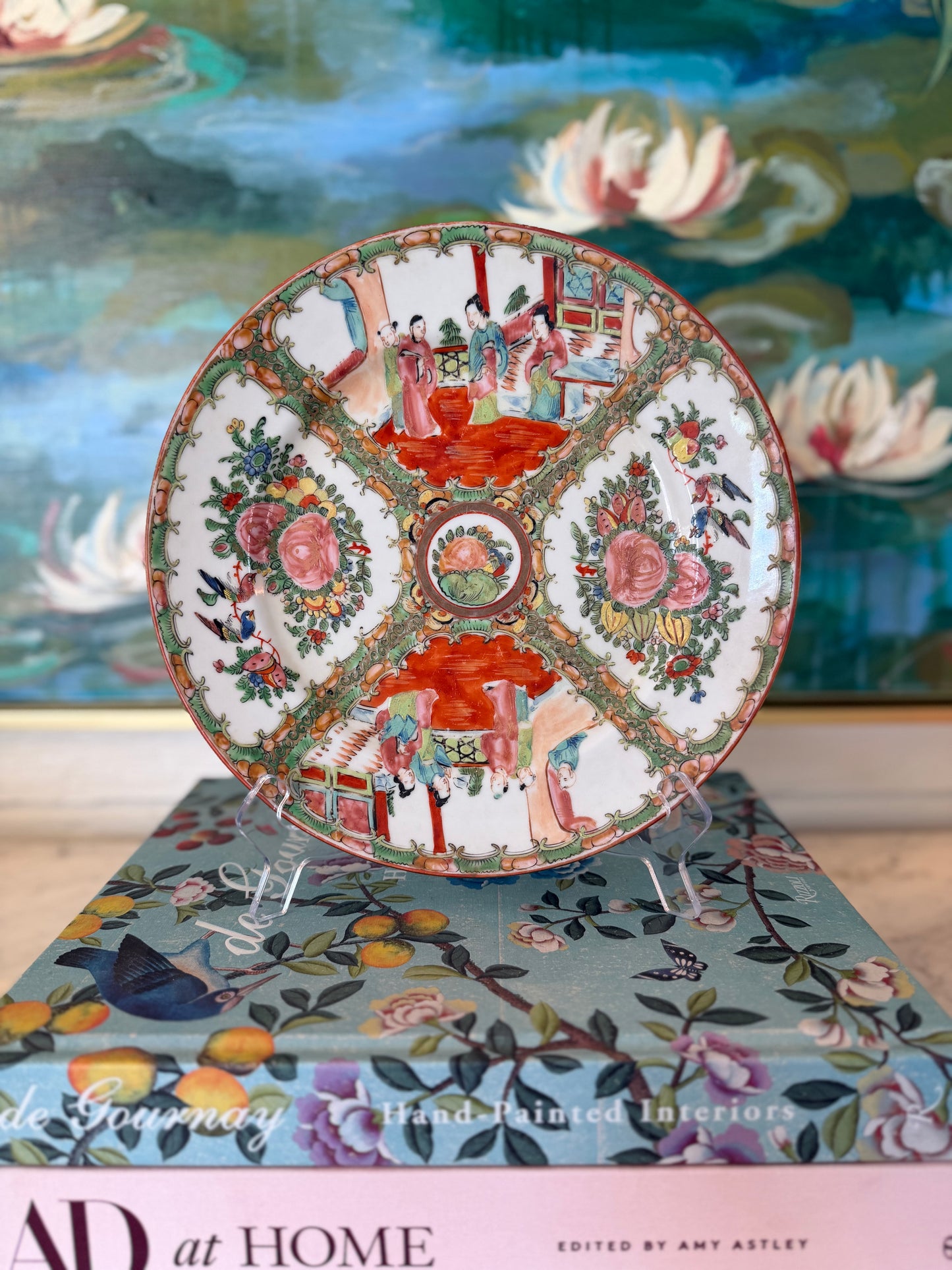 Rose Medallion 10” Plate
