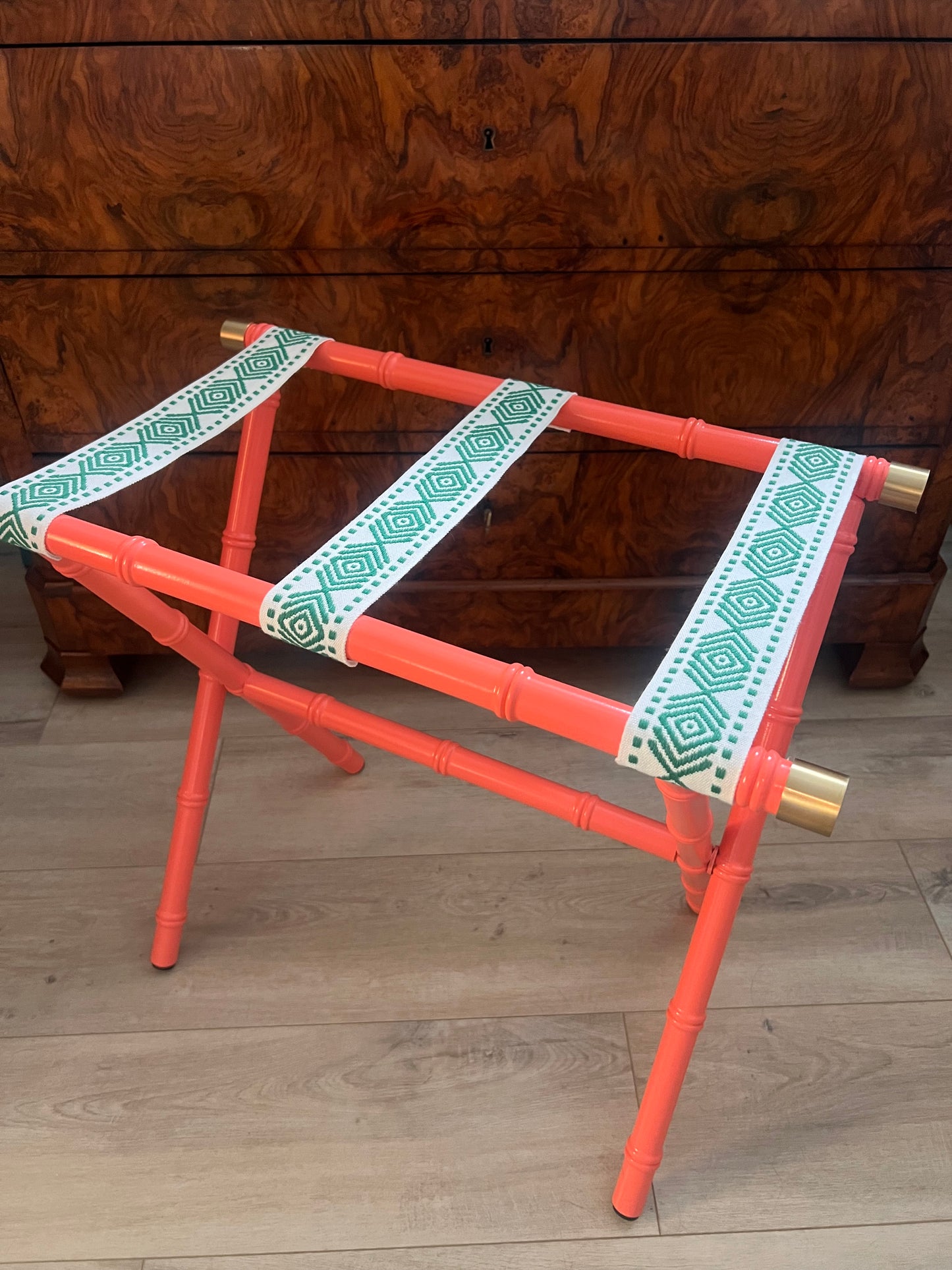 Bamboo Luggage Rack