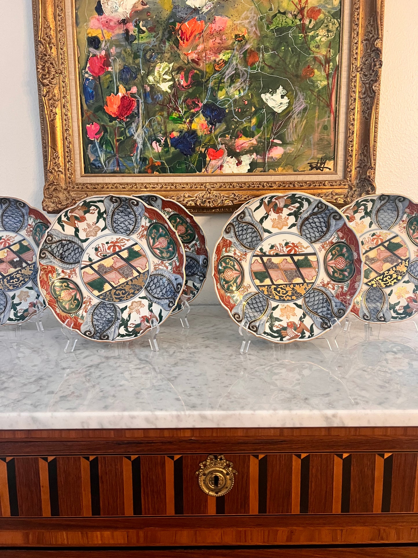 Imari Jewel Rich Scalloped Plate