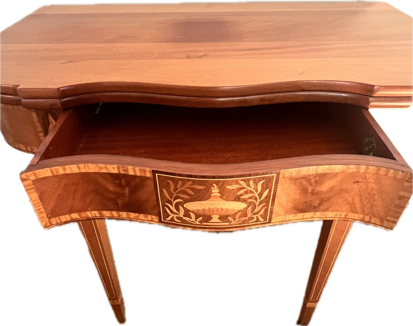 GAME TABLE with Flip Top & Interior Drawer