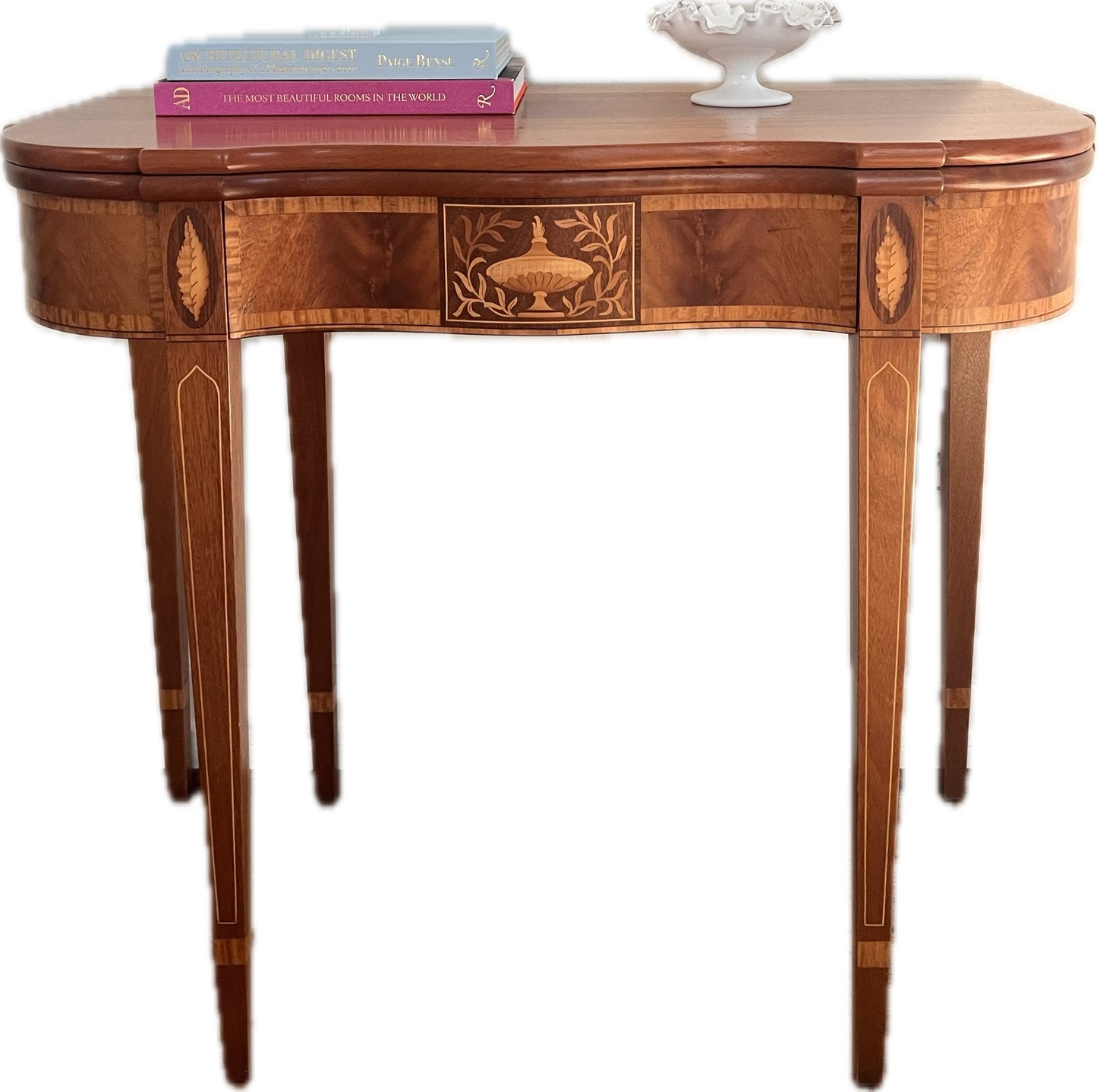 GAME TABLE with Flip Top & Interior Drawer