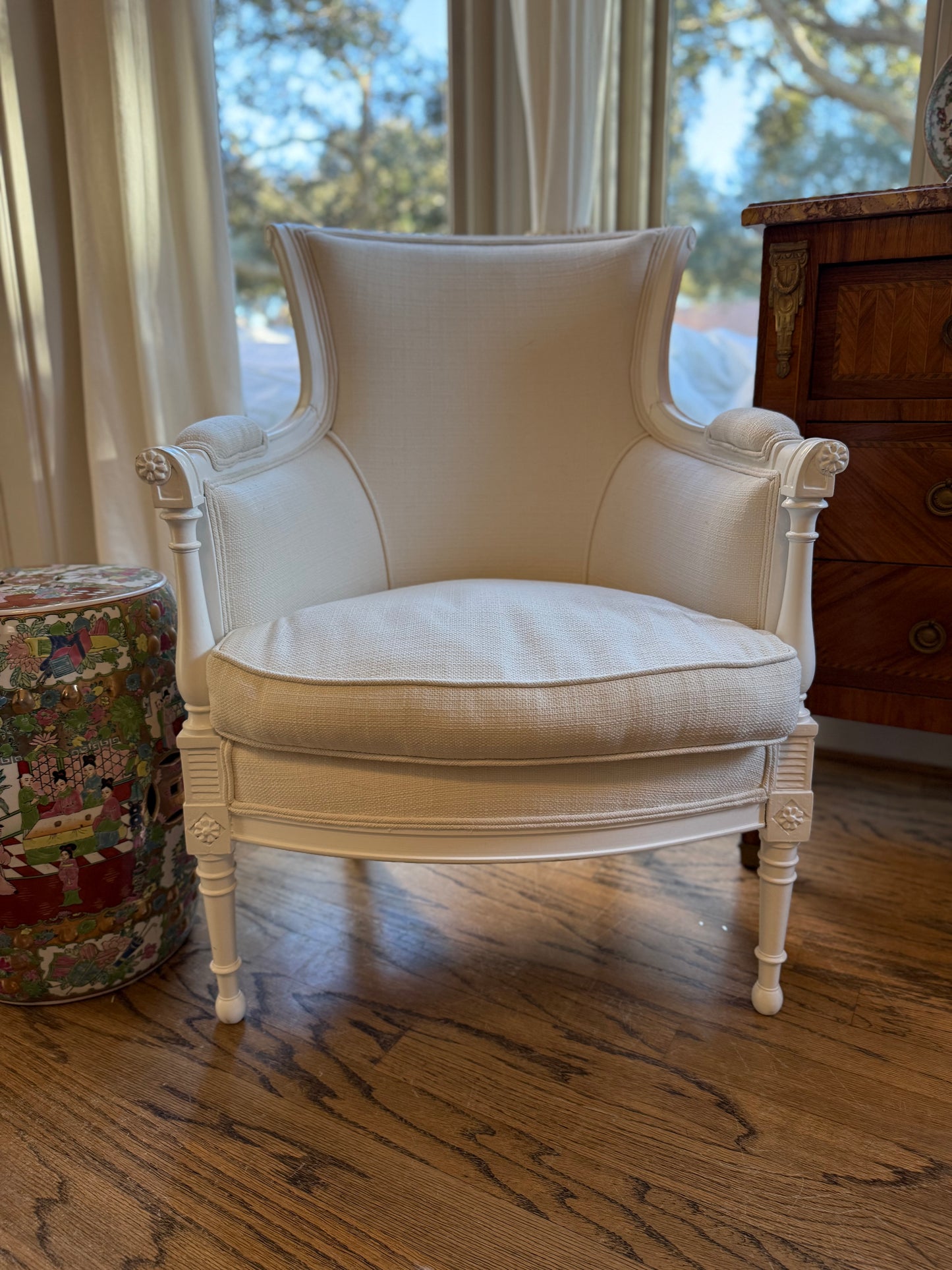 Louis XVI Style Bergere Chairs