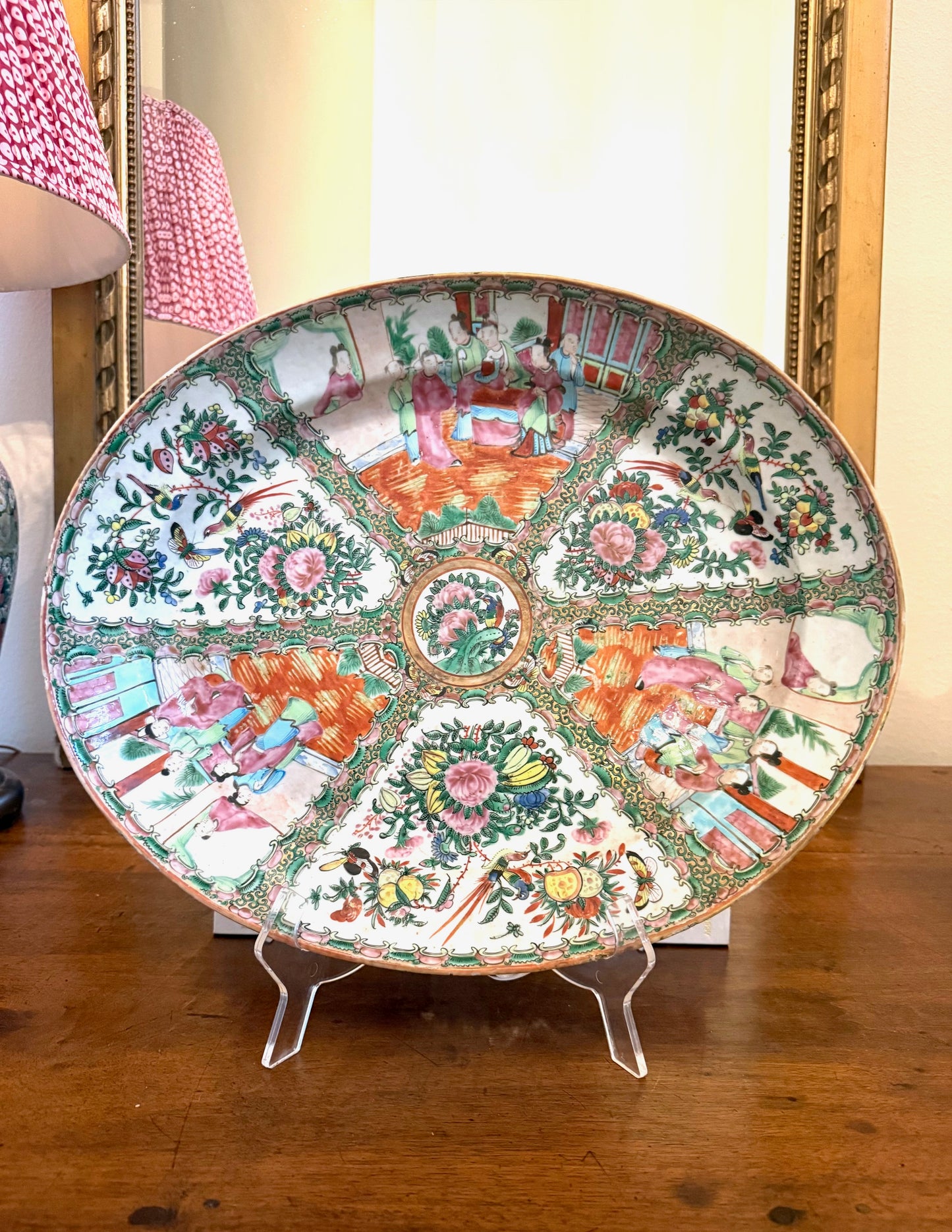 Rose Medallion Platter XL