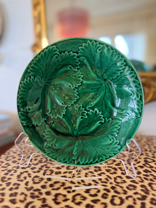 Majolica Clairefontaine France Plate #3