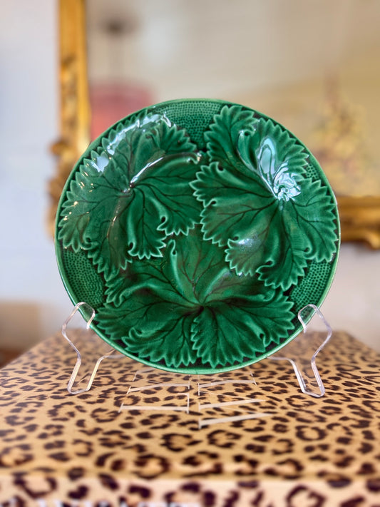 Majolica Clairefontaine France 18th Century Plate #1