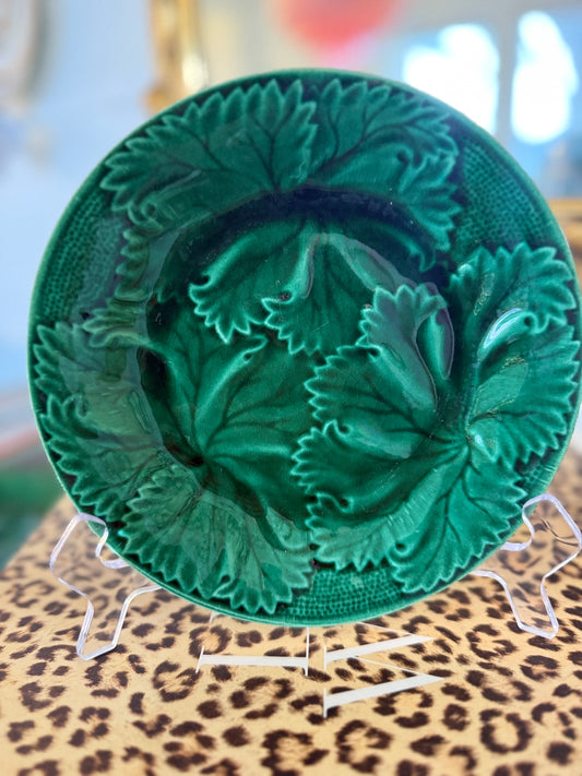 Majolica Clairefontaine France Plate #4