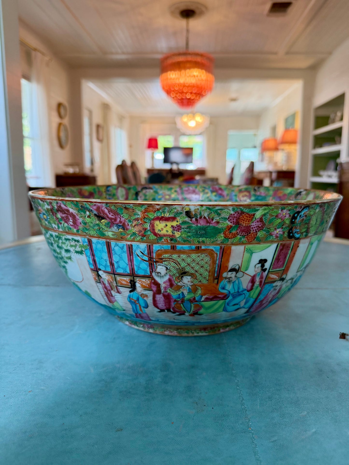 Antique Rose Medallion Bowl